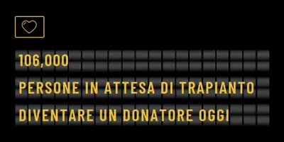 Diventare un donatore di organi oggi black modern-bold