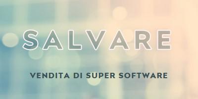 Vendita di software super blue modern-simple