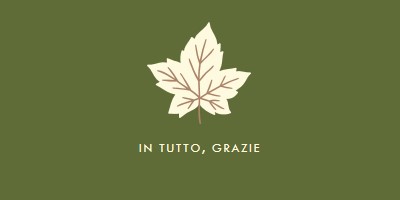 Atteggiamento di gratitudine green modern-simple