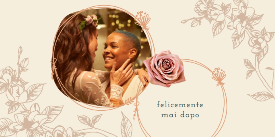 Felice per sempre yellow vintage-botanical