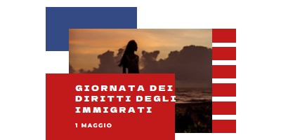 Saluto alla Giornata dei Diritti degli Immigrati white modern-color-block