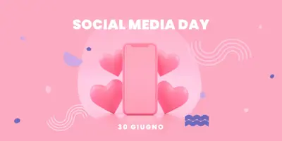 Cuori e seguaci pink modern-bold