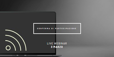 Stella del webinar black modern-simple