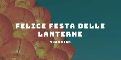 Festeggiando il Festival delle Lanterne blue modern-simple