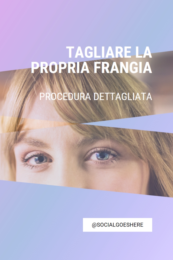 Taglia la tua frangia purple modern-bold