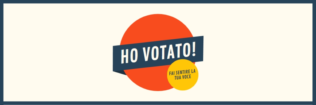 Ho votato! red vintage-retro