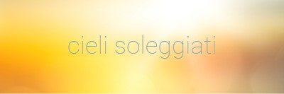 Cieli soleggiati yellow modern-simple