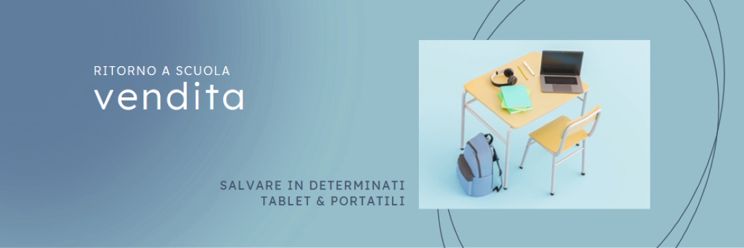 Torna alla vendita scolastica blue modern-simple