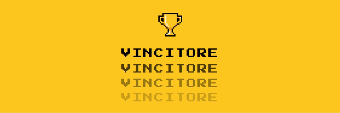 Vita dei trofei yellow vintage-retro