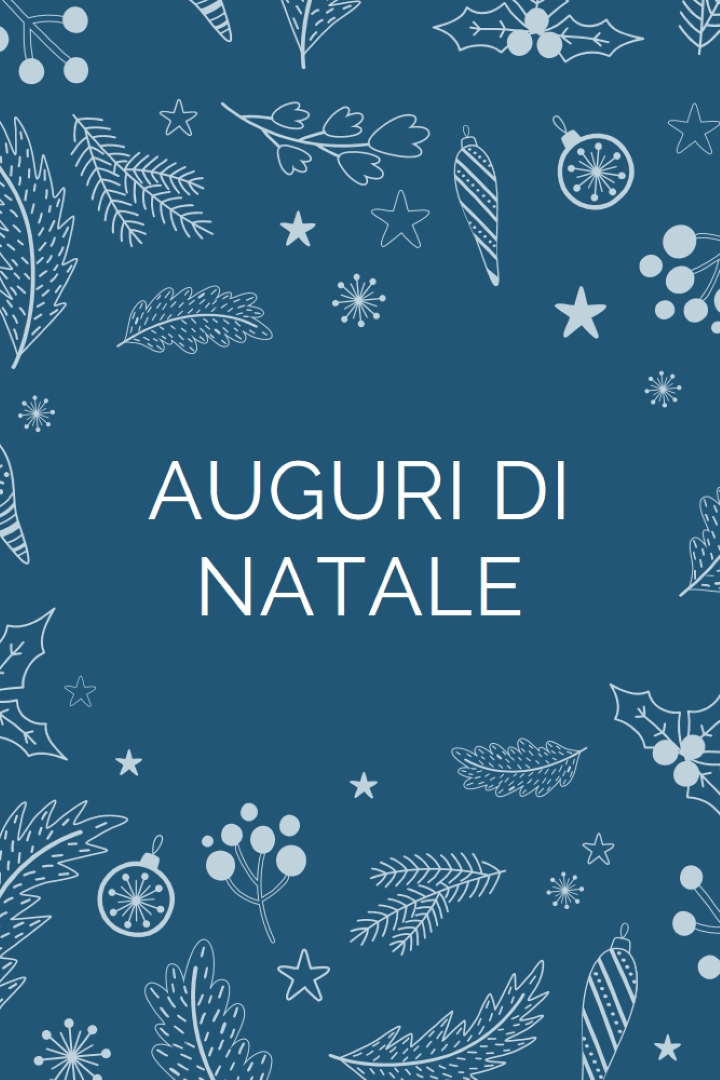 Stagione scintillante blue whimsical-line