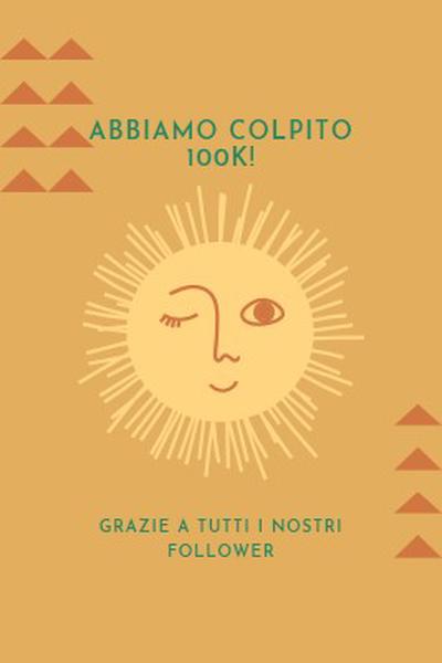 Sei il mio sole orange organic-boho