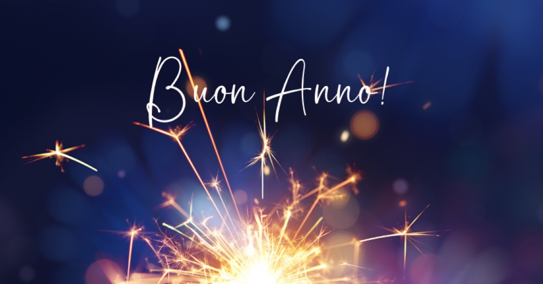 Buon Anno! blue modern-simple