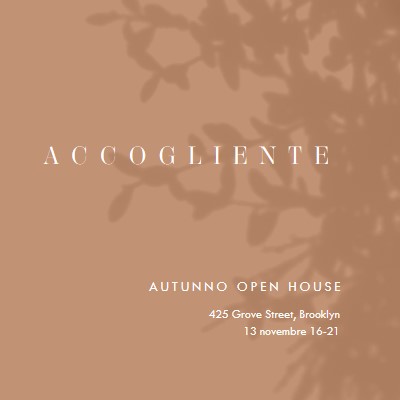 Accogliente brown modern-simple