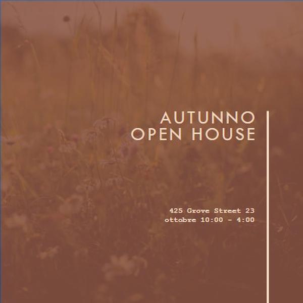 Casa aperta autunno brown modern-simple