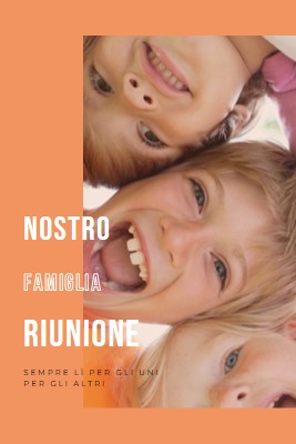 Divertimento in famiglia orange modern-bold