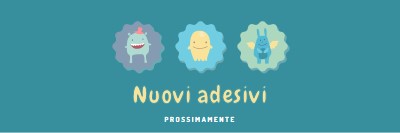 Nuovi adesivi presto disponibili blue whimsical-color-block