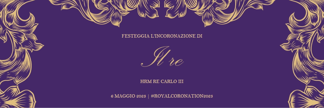 Un'incoronazione adatta per un re purple modern-simple
