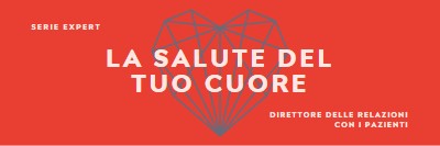 Salute del cuore red modern-bold