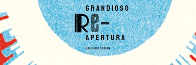 Riaprire in larghezza blue modern-bold