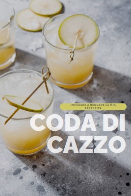 Crea i miei cocktail preferiti yellow modern-simple