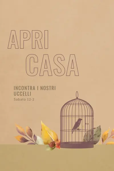 Osservazione di uccelli brown vintage-botanical