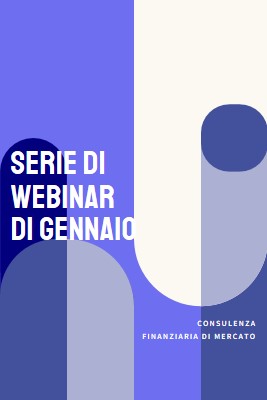 Serie di webinar di gennaio blue modern-bold