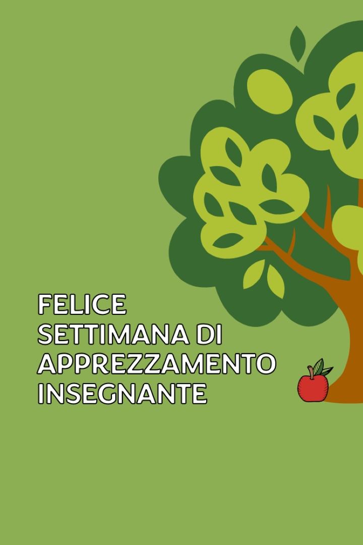 Felice settimana di apprezzamento per l'insegnante green whimsical-color-block