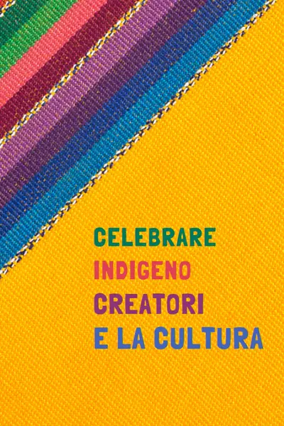 Celebra i creatori indigeni yellow organic-simple