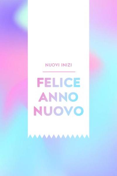 Nuovo anno, nuovi inizi blue modern-bold
