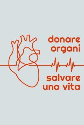 Diventare un donatore di organi blue whimsical-line