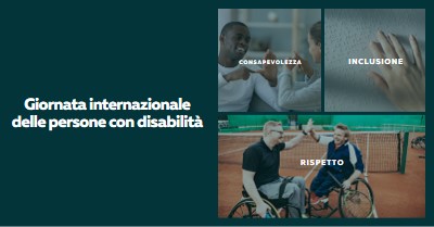 Discorso sulla disabilità gray modern-simple