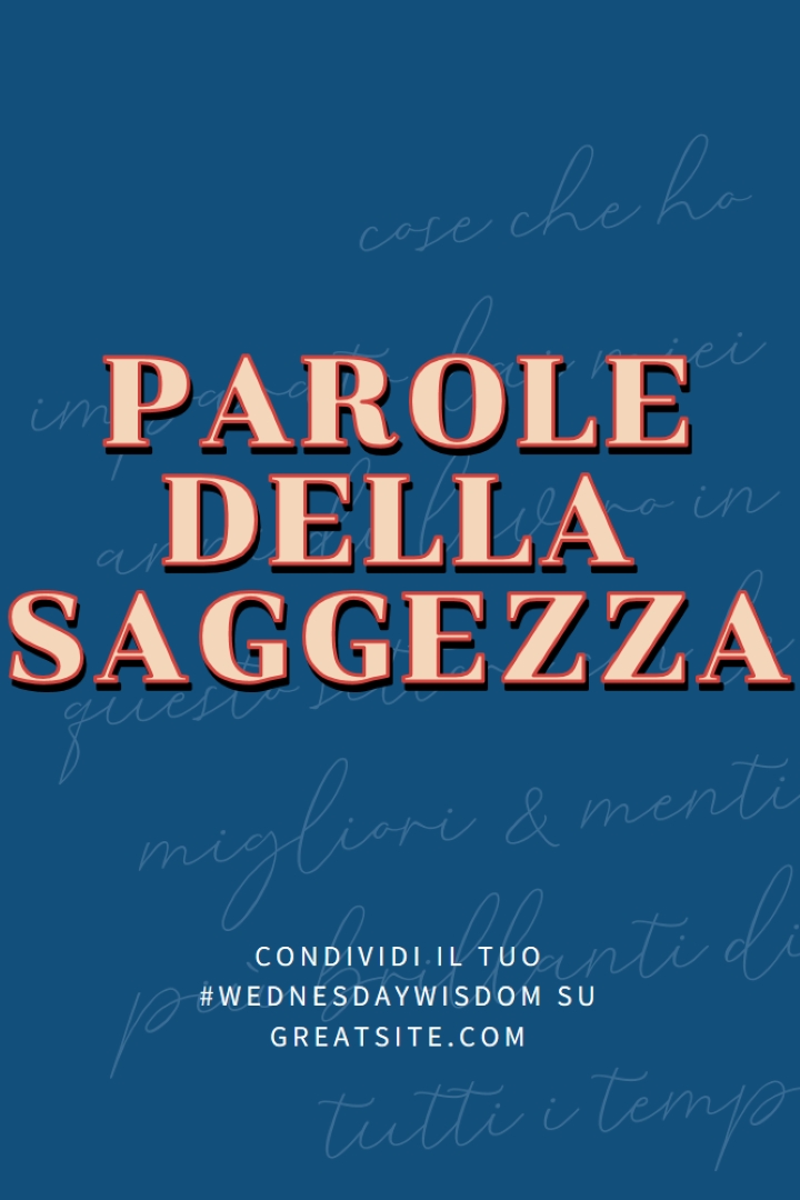 Word al saggio blue modern-simple