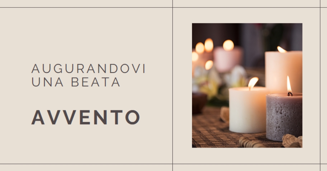 Augurandovi un Avvento benedetto brown modern-geometric-&-linear