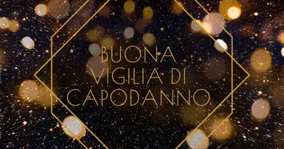 Buona vigilia di Capodanno black modern-geometric-&-linear