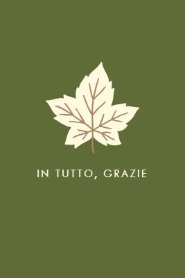 Atteggiamento di gratitudine green modern-simple