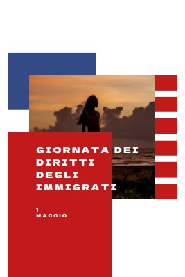 Saluto alla Giornata dei Diritti degli Immigrati white modern-color-block