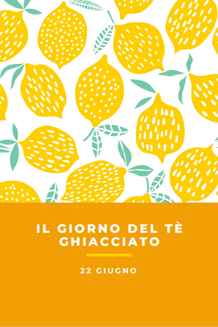 I limoni della vita sono per il tè ghiacciato orange whimsical-color-block
