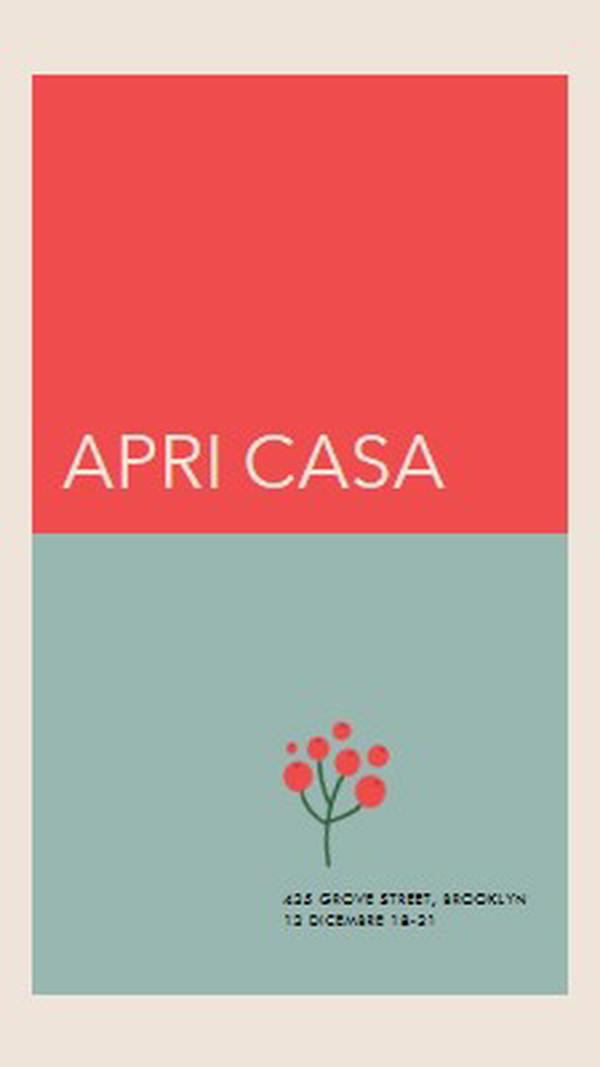 Casa aperta Artsy red modern-simple