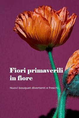 Fiori freschi purple modern-simple