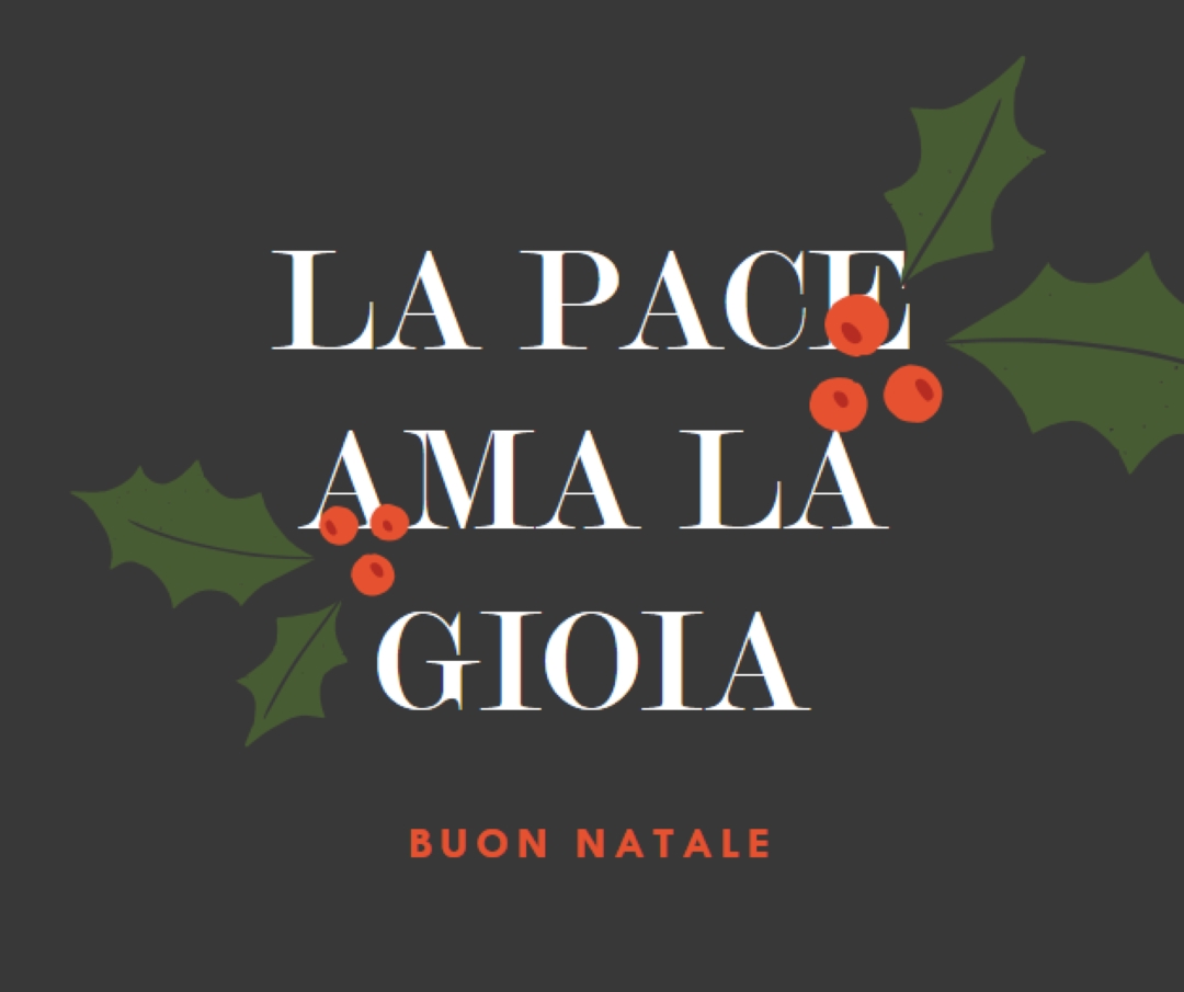 Pace, amore, gioia gray modern-simple