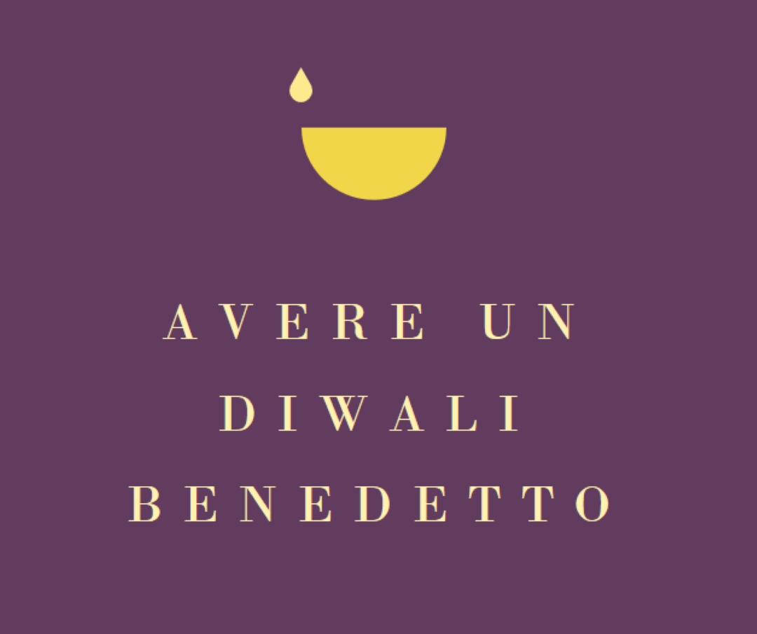 Benedizioni di Diwali purple modern-simple