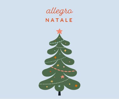 O albero di Natale green whimsical-color-block