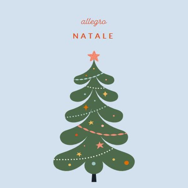 O albero di Natale green whimsical-color-block