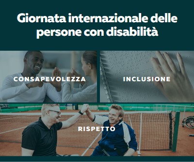 Discorso sulla disabilità gray modern-simple