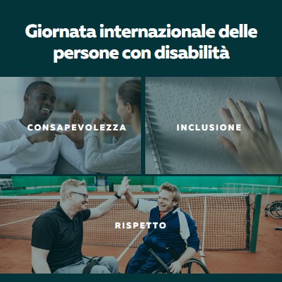 Discorso sulla disabilità gray modern-simple