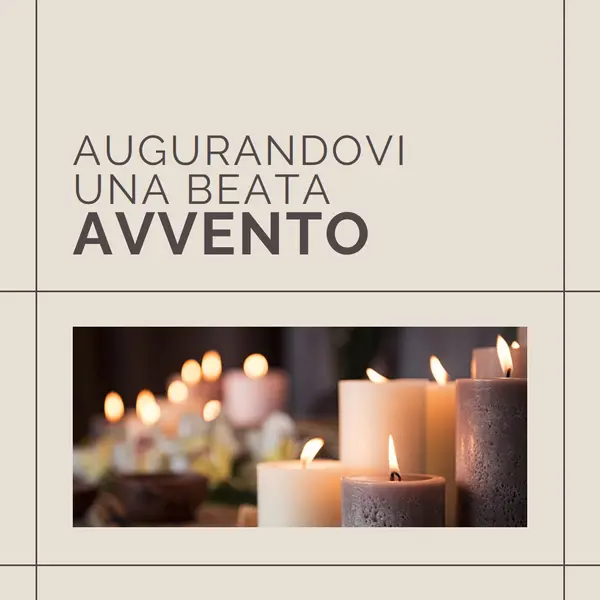 Augurandovi un Avvento benedetto brown modern-geometric-&-linear