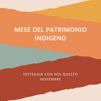Un mese per onorare il patrimonio indigeno orange organic-simple