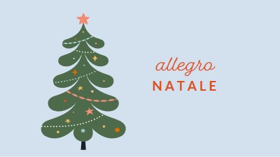 O albero di Natale green whimsical-color-block