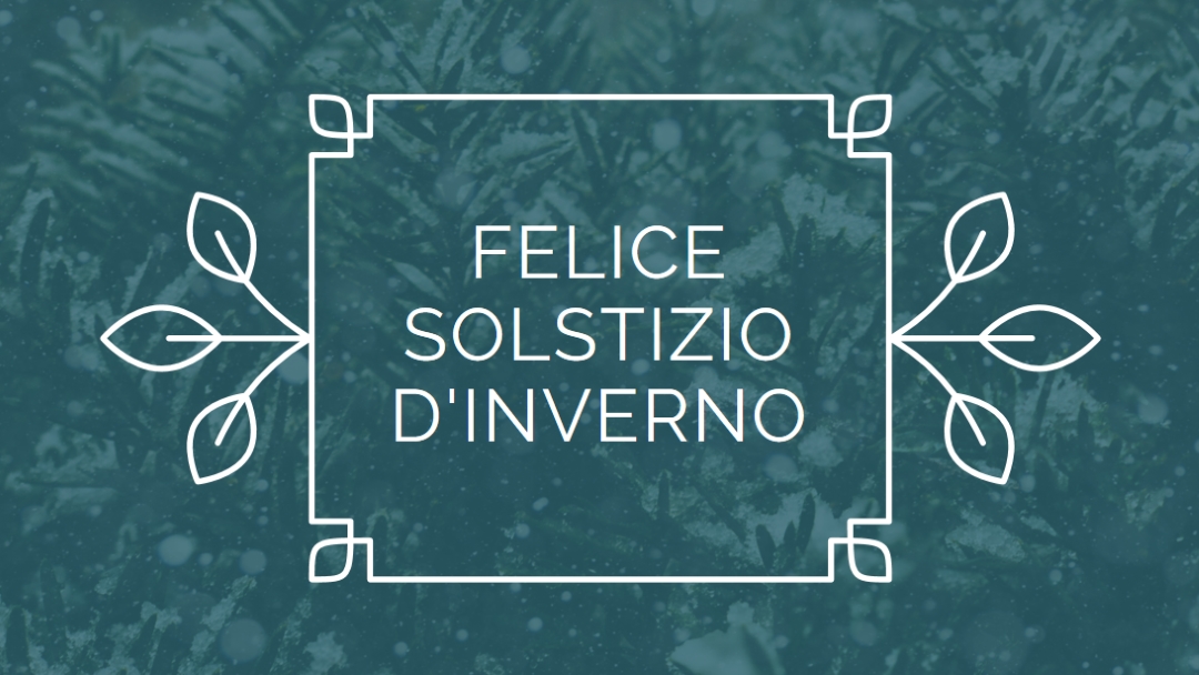 Solstizio d'inverno green modern-simple