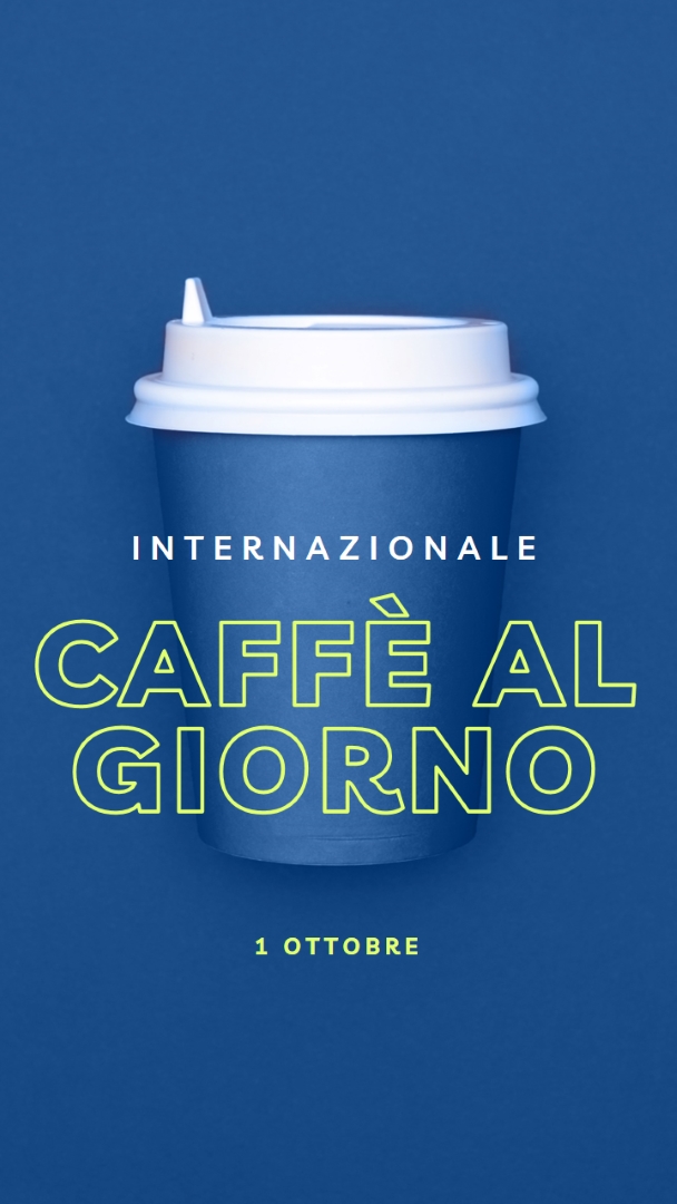 Cultura del cafe blue modern-bold